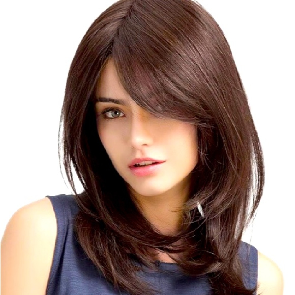 NWT- Auburn/Brown Wig+ Pack of 6 wig caps